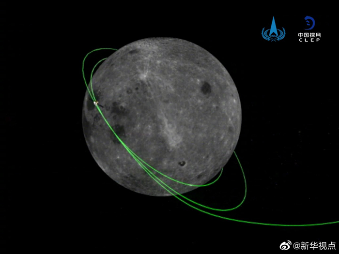 嫦娥五号探测器对接组合体成功分离(图1)